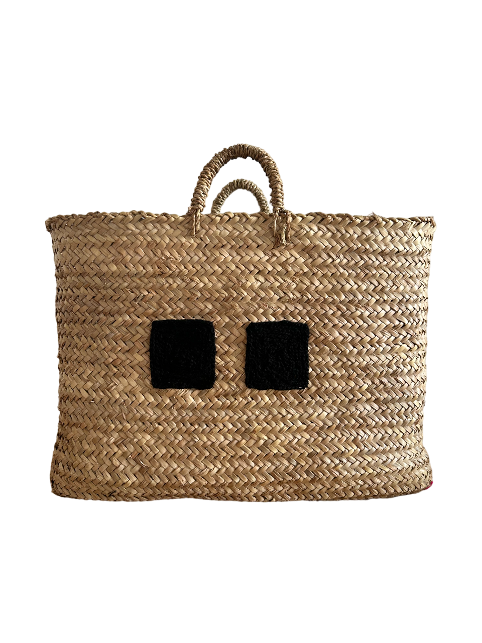 Handwoven Moroccan Straw Basket - EXCLUSIVITY