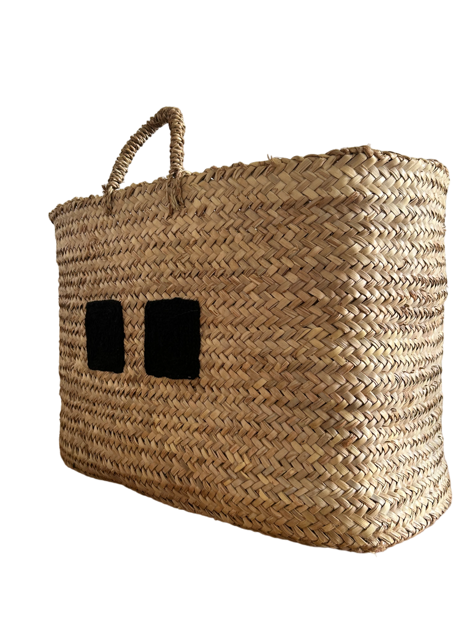 Handwoven Moroccan Straw Basket - EXCLUSIVITY