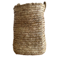 Load image into Gallery viewer, Handwoven Moroccan Straw Basket - EXCLUSIVITY
