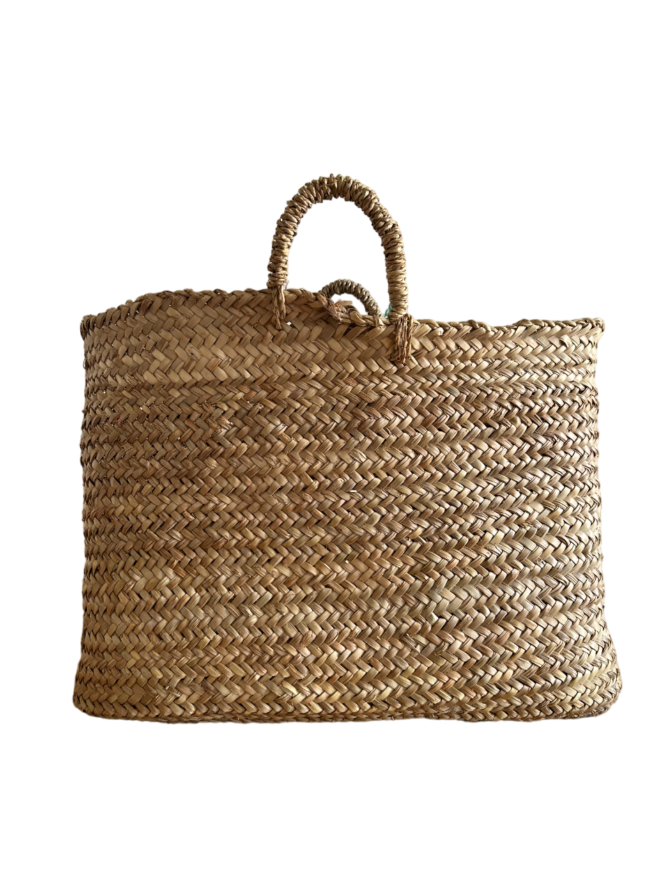 Handwoven Moroccan Straw Basket - EXCLUSIVITY